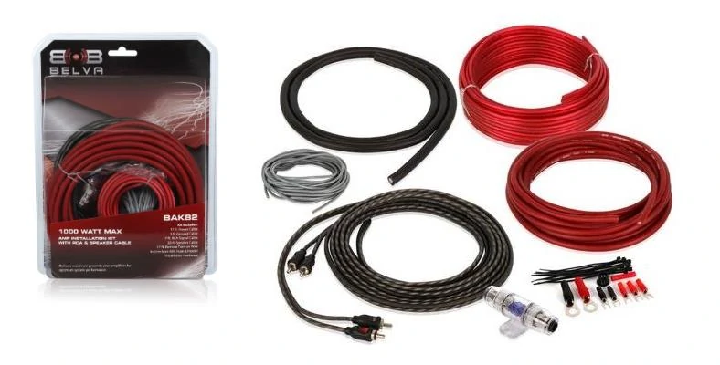 Product image of the Belva BAK82 amplifier wiring kit