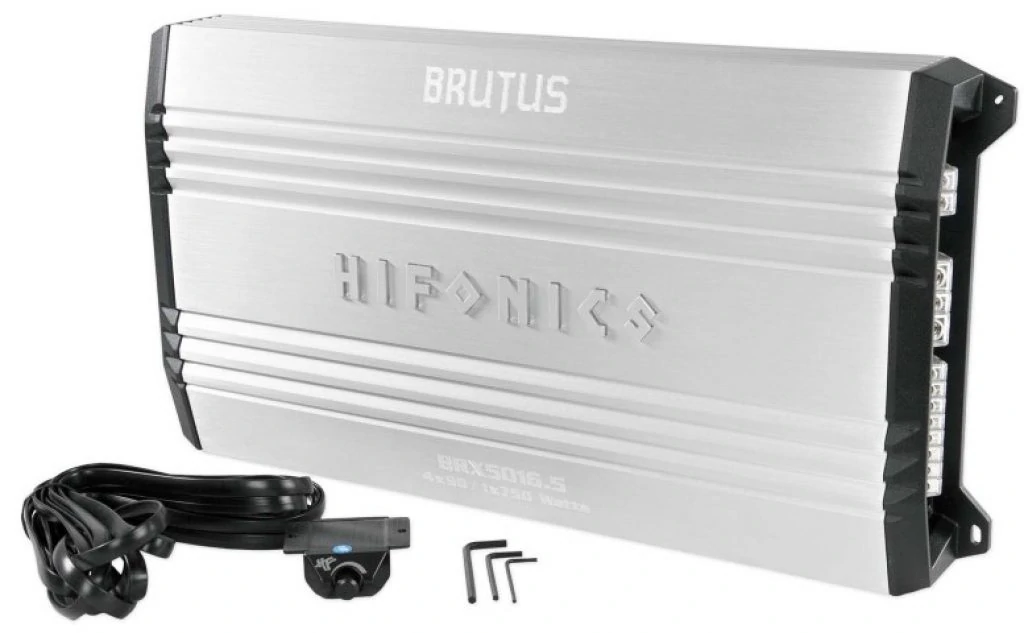 Vue d'angle de l'amplificateur Hifonics BRX5016-5