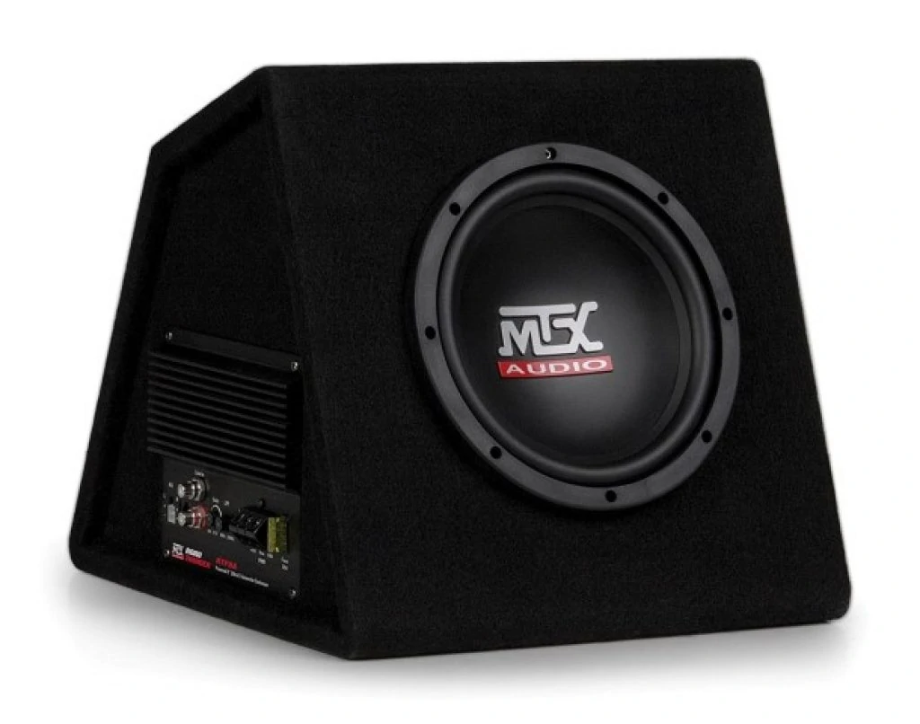 Image of MTX AUDIO RTP8A powered subwoofer side view