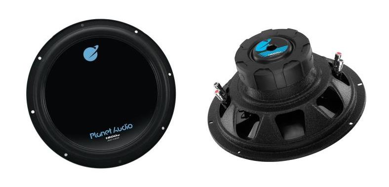 Planet Audio AC12D front and side images