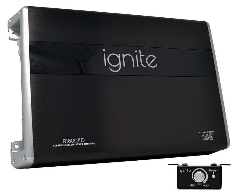 Ignite R1600/1D mono amp front image