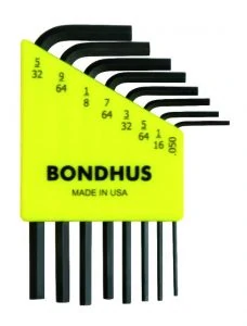 Bondhus 12232 8 hex wrench set