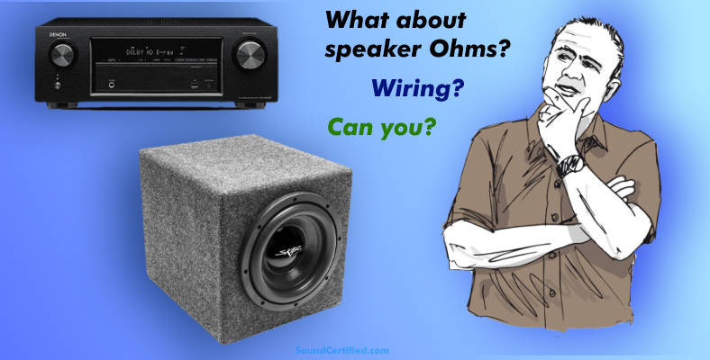 Can I hook a car subwoofer to a home stereo? Man thinking image