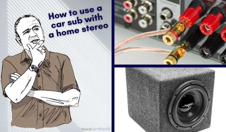 How to hook up a car subwoofer to a home stereo featured image