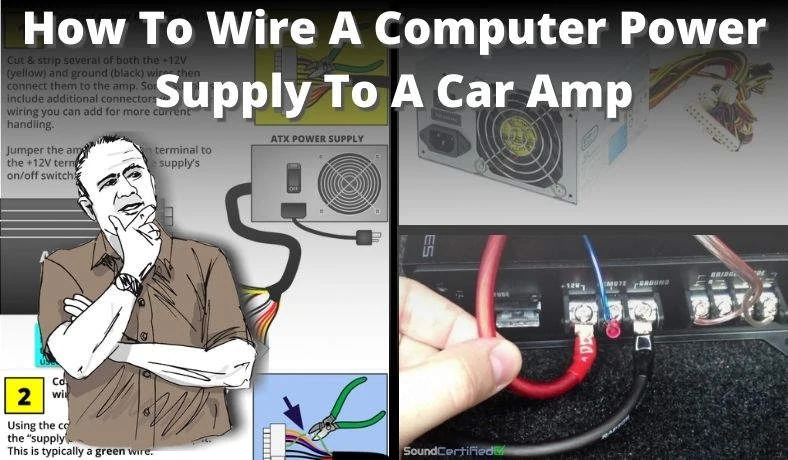 How to wire a computer power supply to a car amp featured image