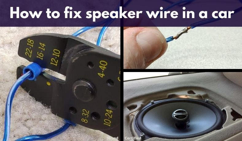To Fix Speaker Wire In Your Like A