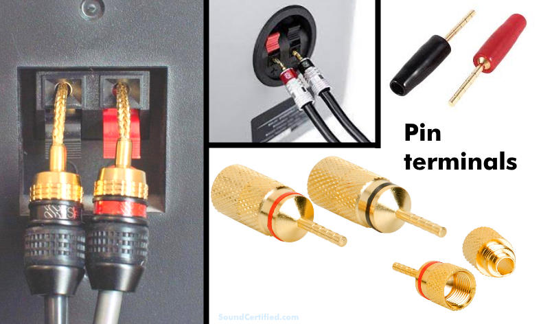 examples of speaker wire pin terminals