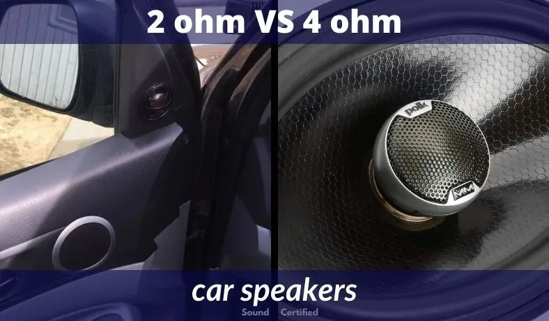 2 ohm vs 4 ohm car speakers section image