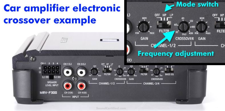 example car audio amplifier filter crossover