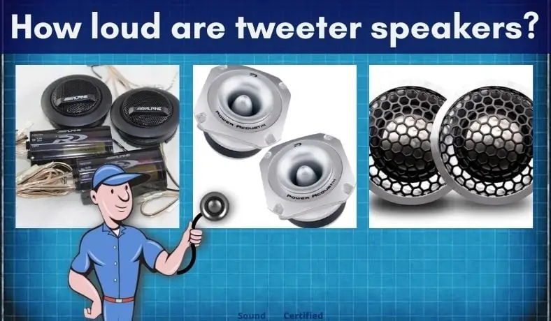 how loud are tweeter speakers