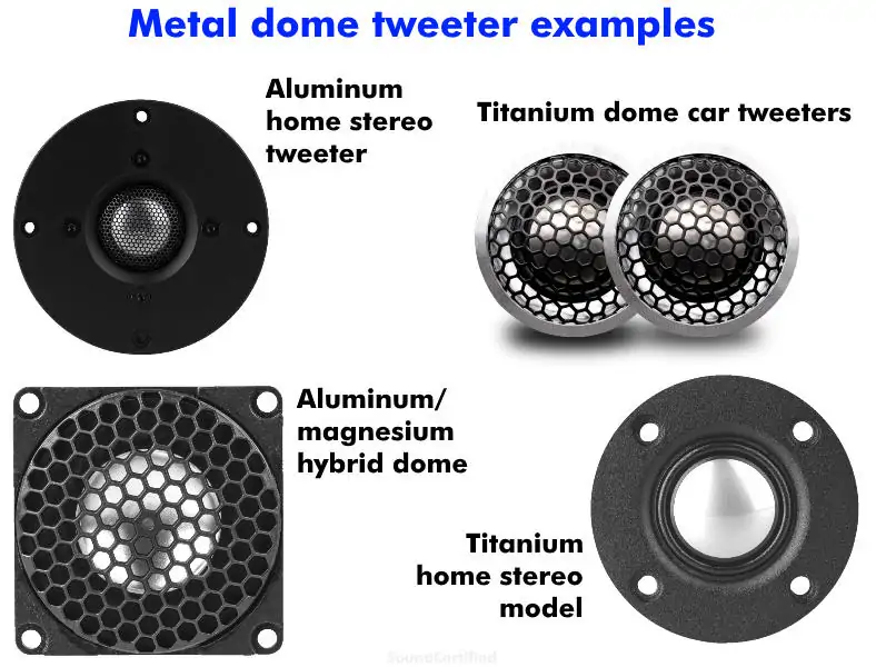 metal dome tweeter examples