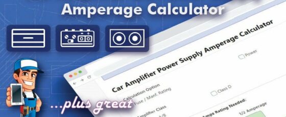 Car Amplifier DC Power Supply Amp Calculator