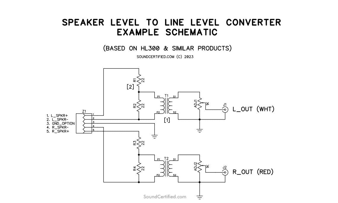 line level converter schematic diagram snapshot