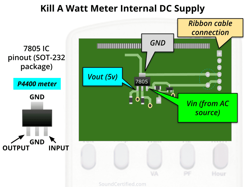 kill a watt meter internal dc power diagram